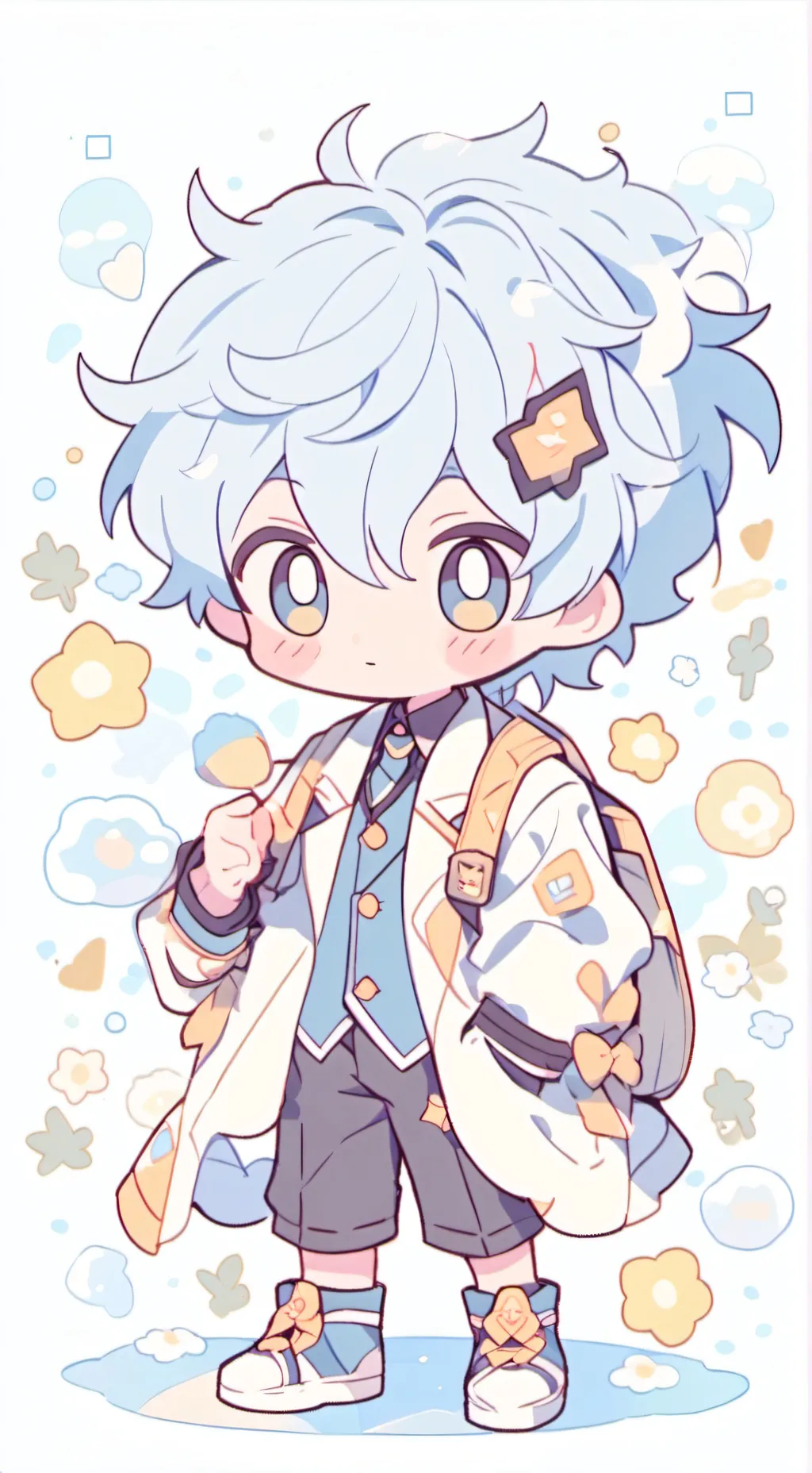 ai character: sholl background