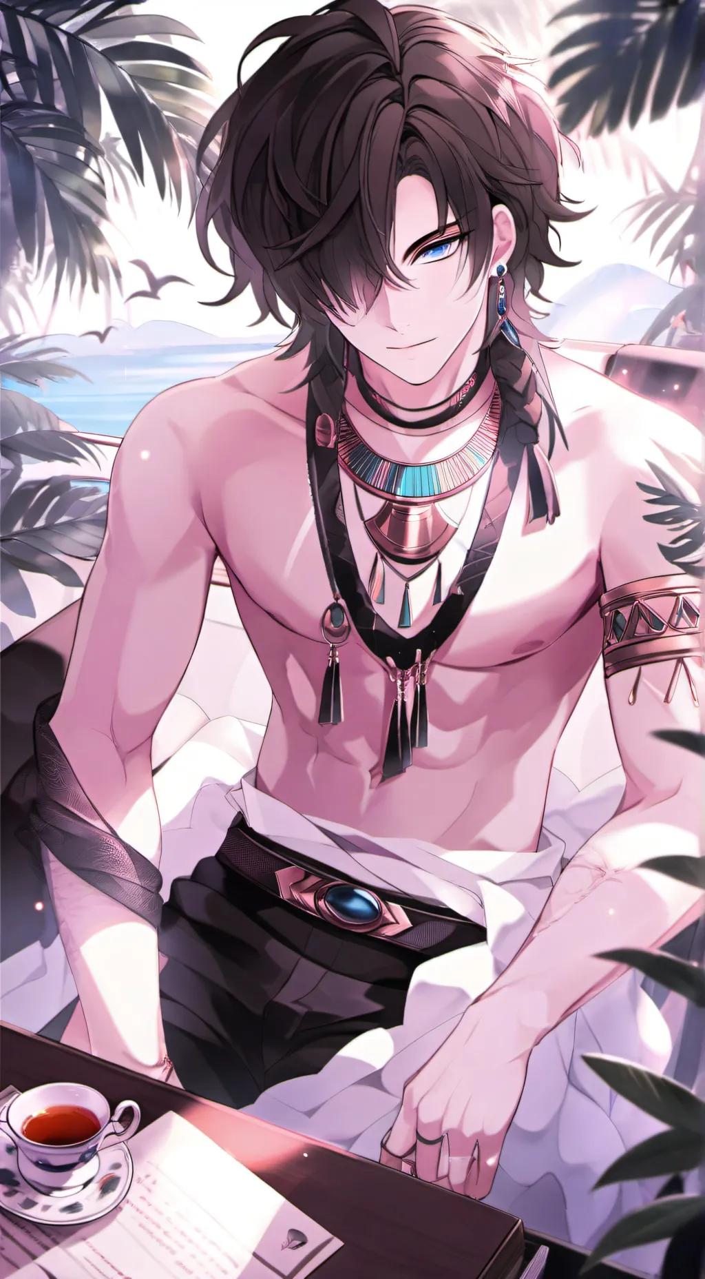 ai character: Lucas background