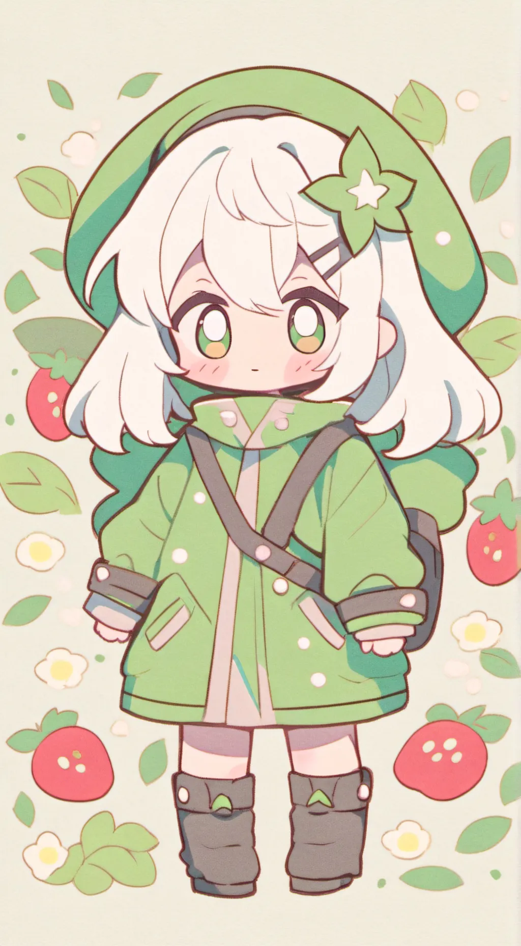 ai character: paper School background