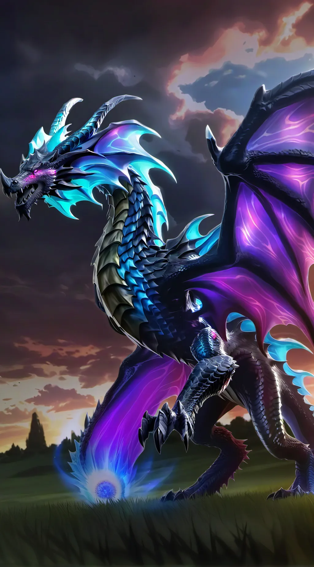 ai character: Luna background