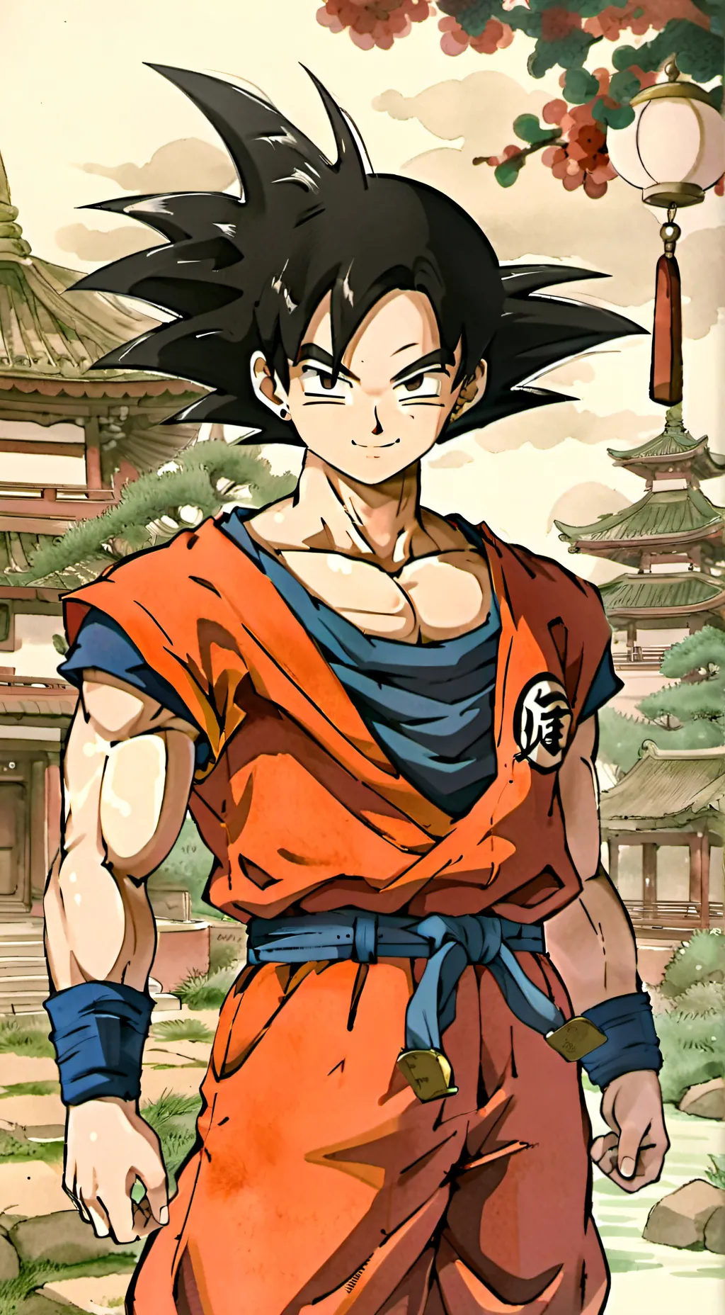 ai character: Goku background