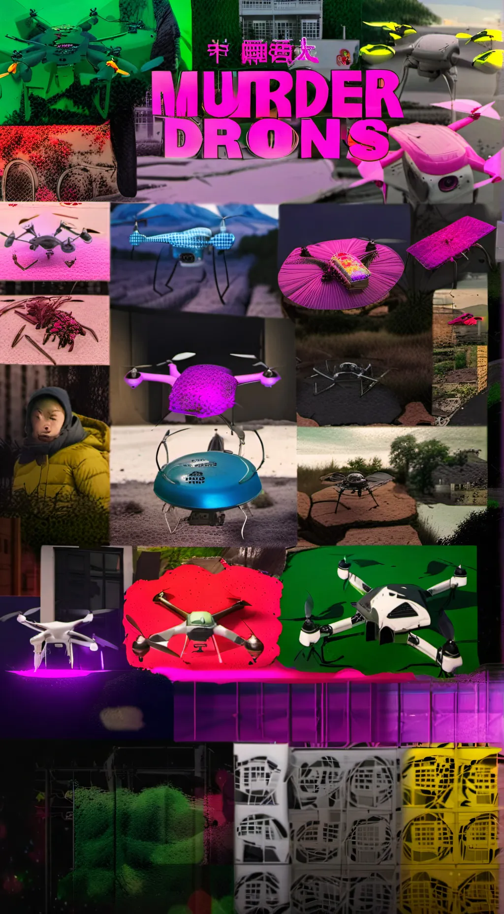 ai character: murder drones background