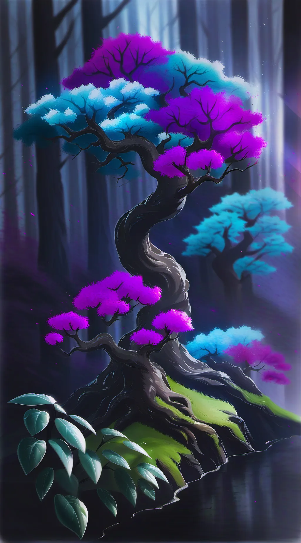 ai character: demon slayer background