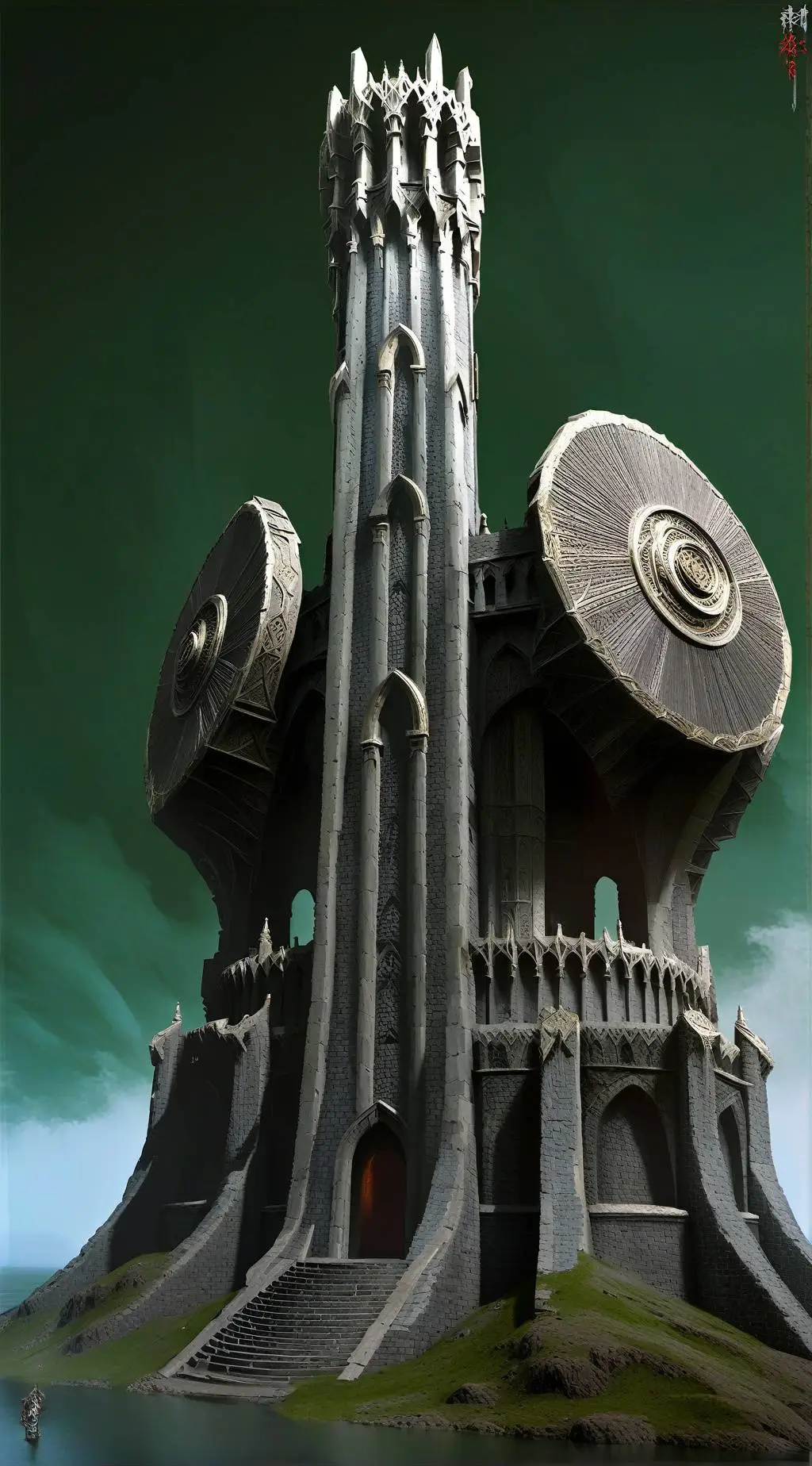 ai character: vees tower background