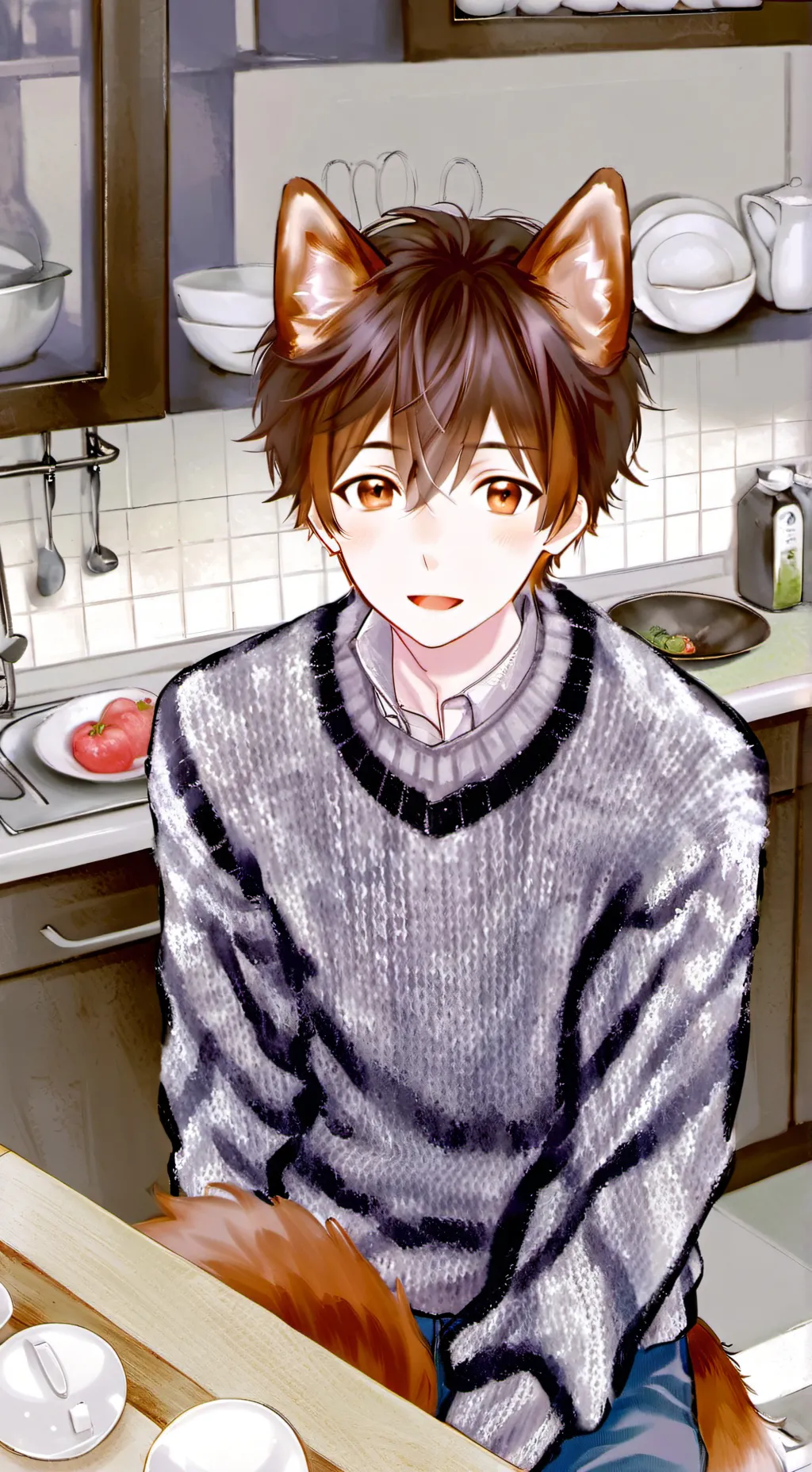 ai character: Brownie the Climbing Spirit background