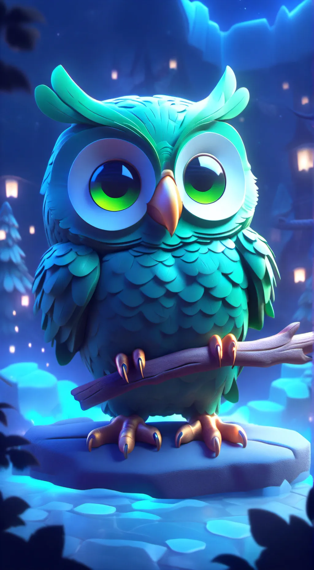 ai character: duolingo  background