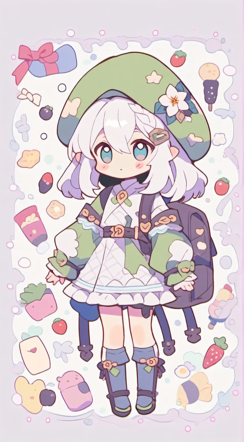 ai character: Mha Como siempre background