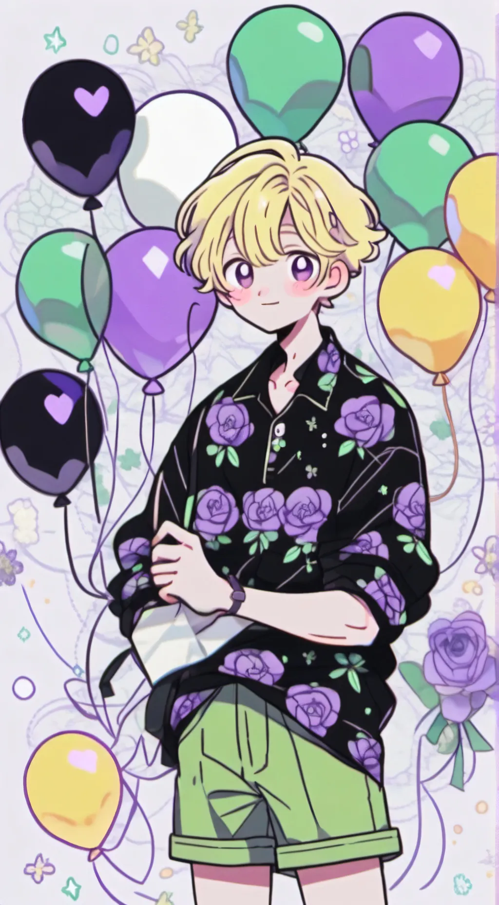 ai character: Drunk looey background