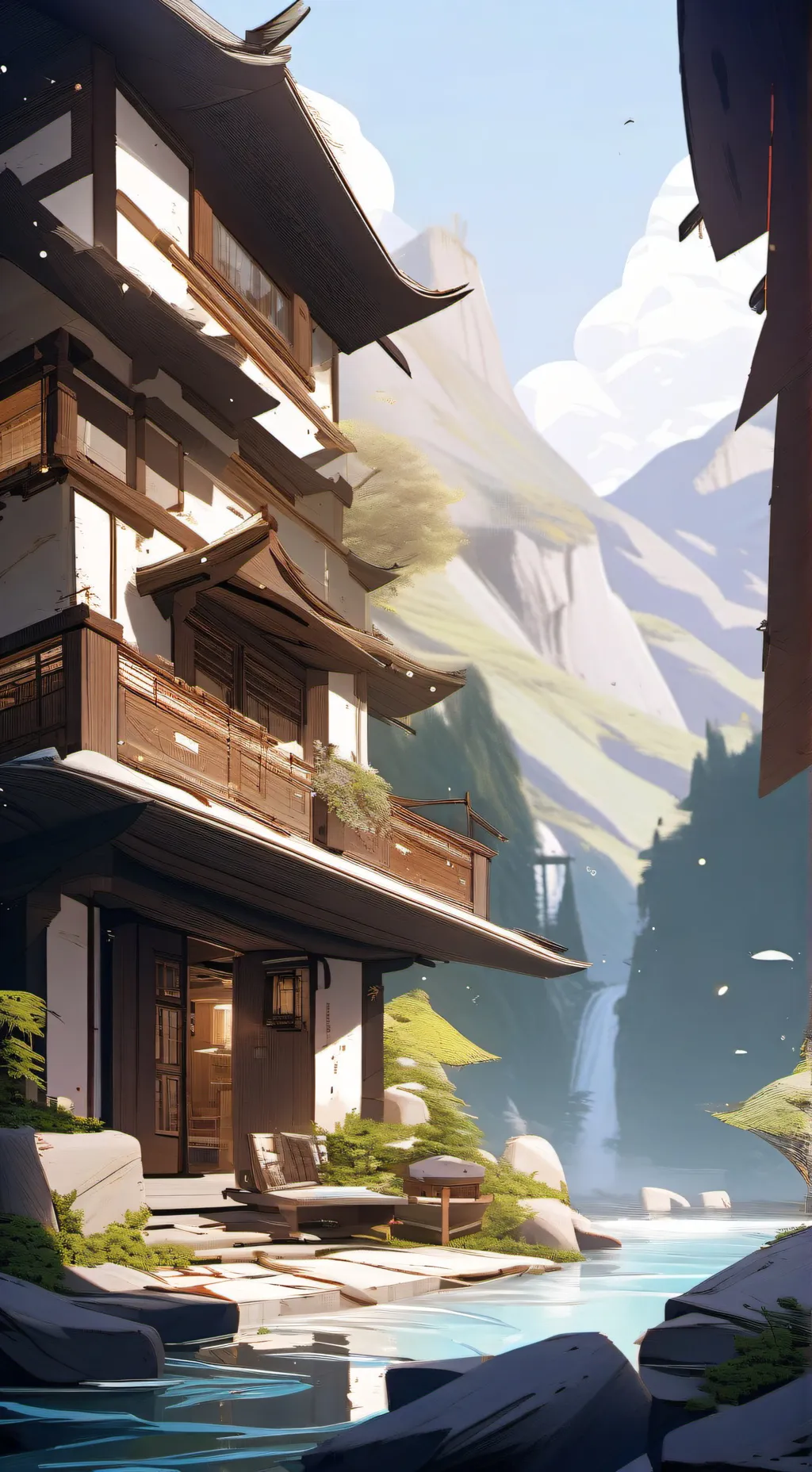 ai character: *cursed water* background