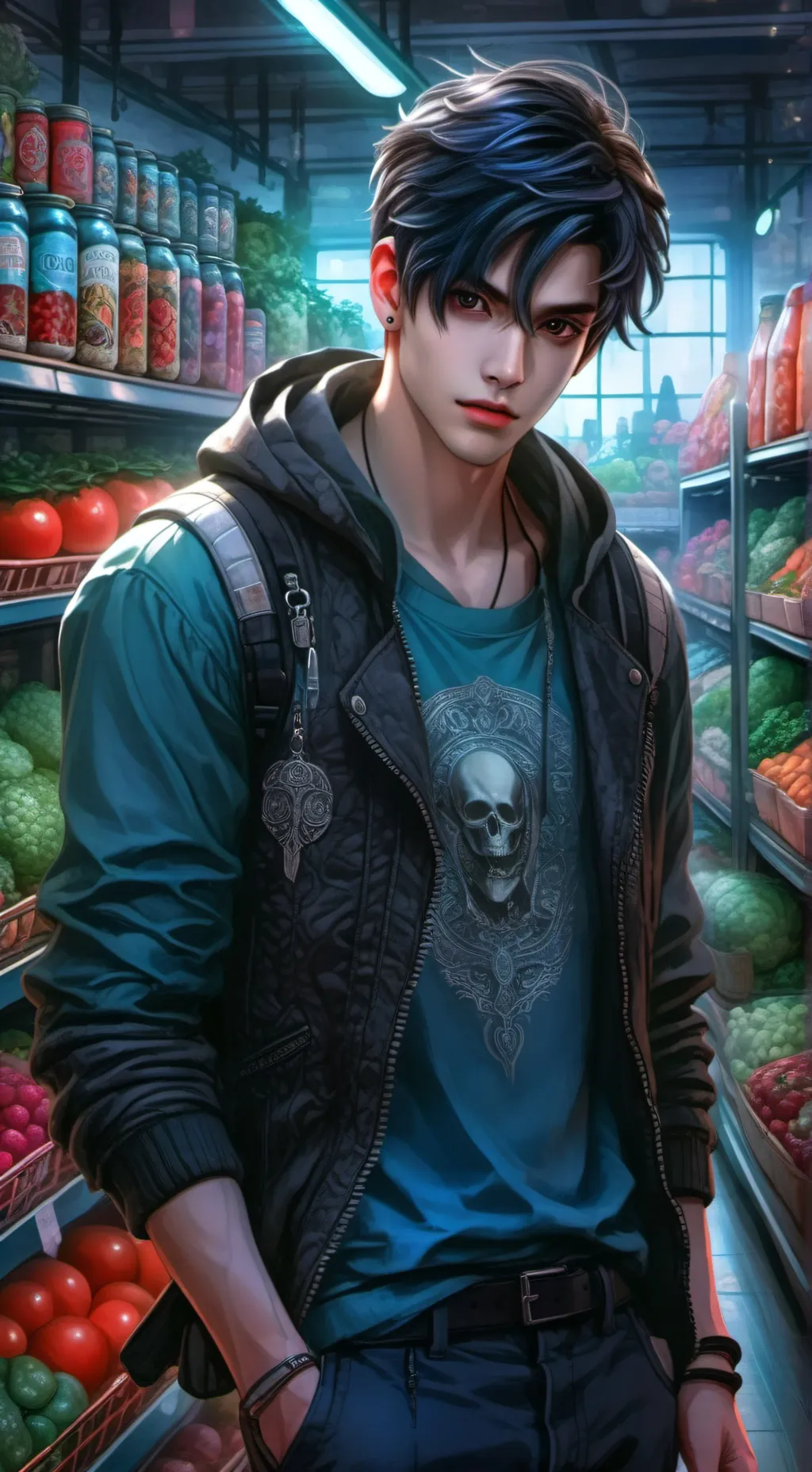 ai character: Hugo background