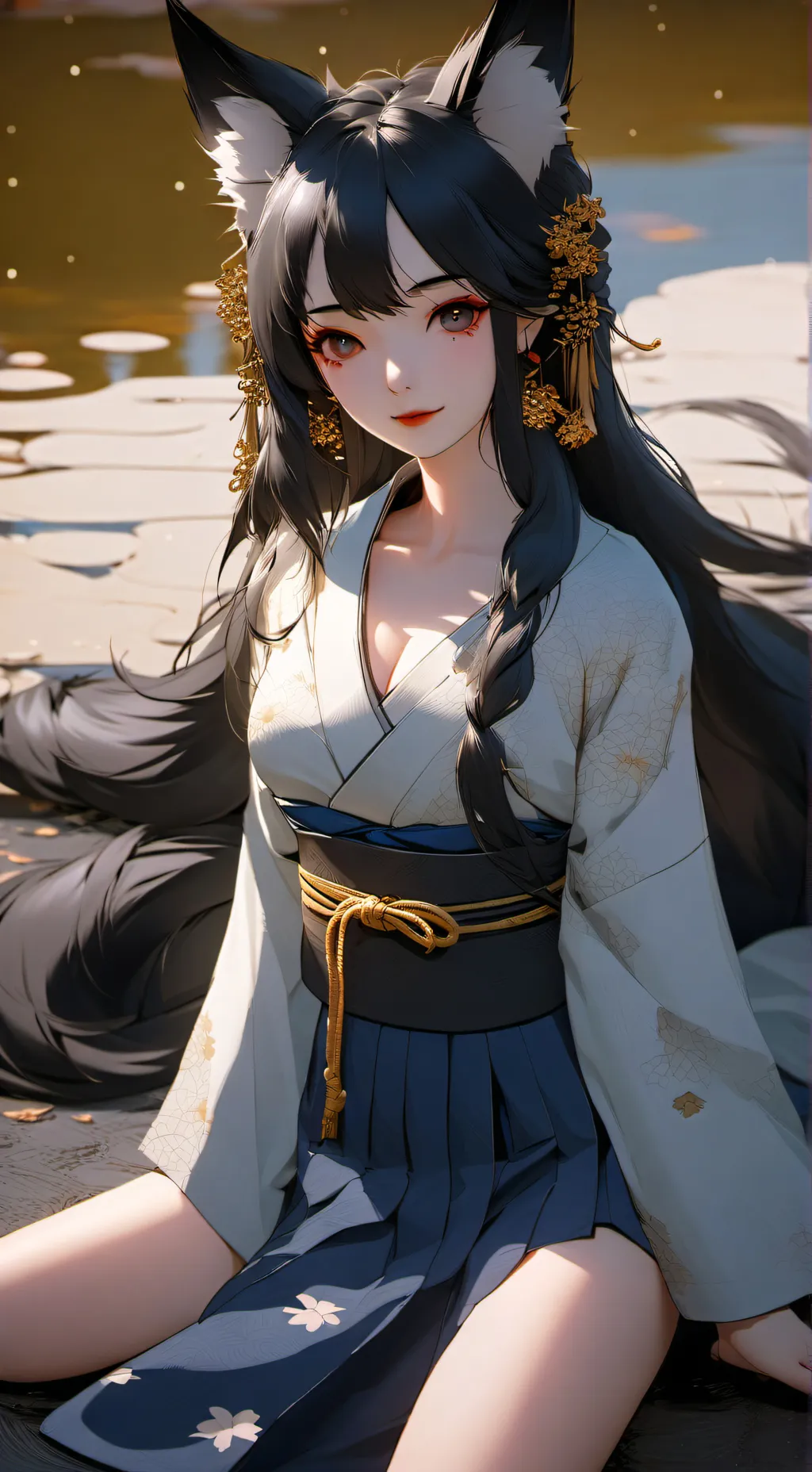 ai character: Hoshikai Morohoshi background