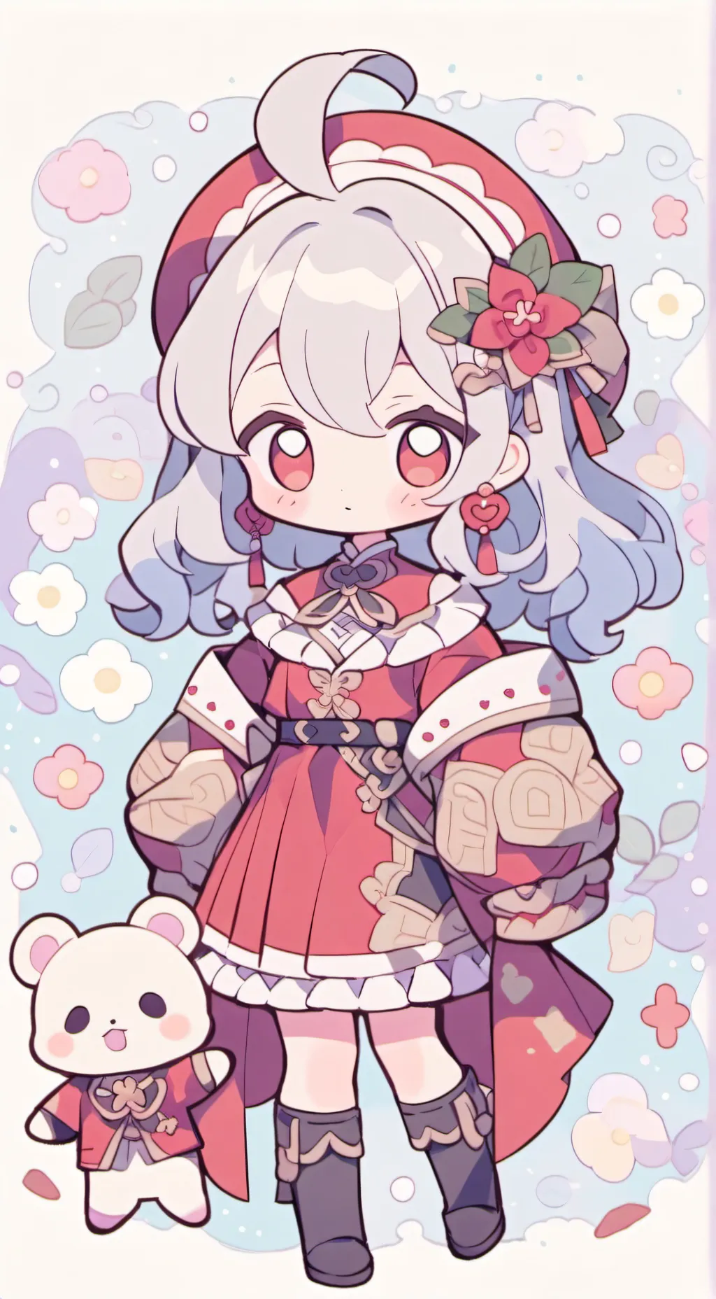 ai character: Emma the lil demon background