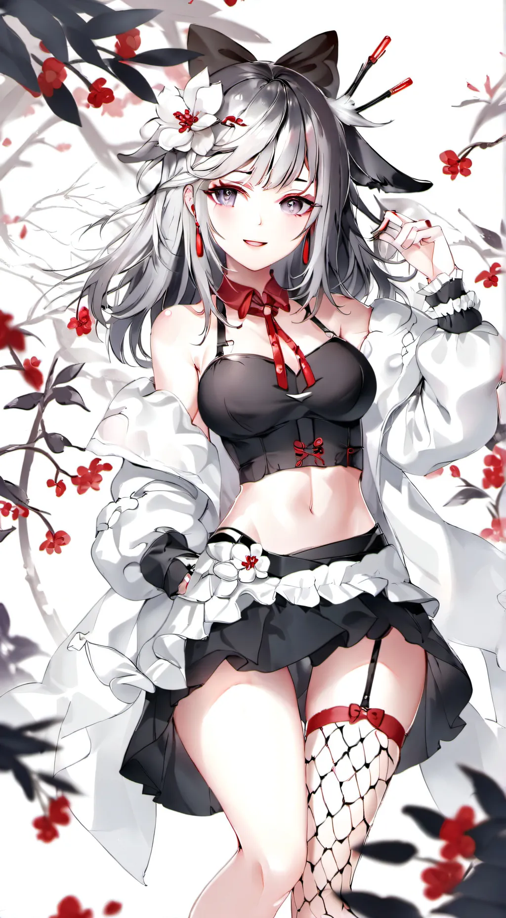 ai character: kirishima  background