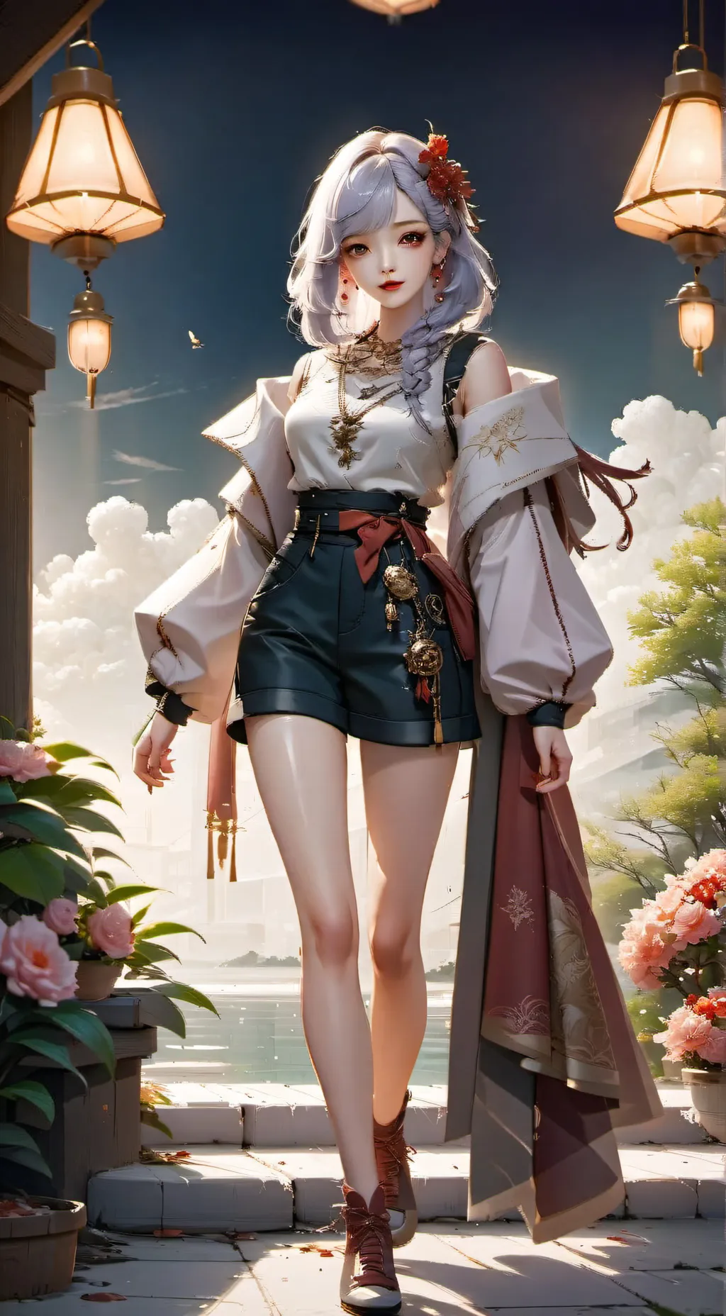 ai character: Mha sleepover background