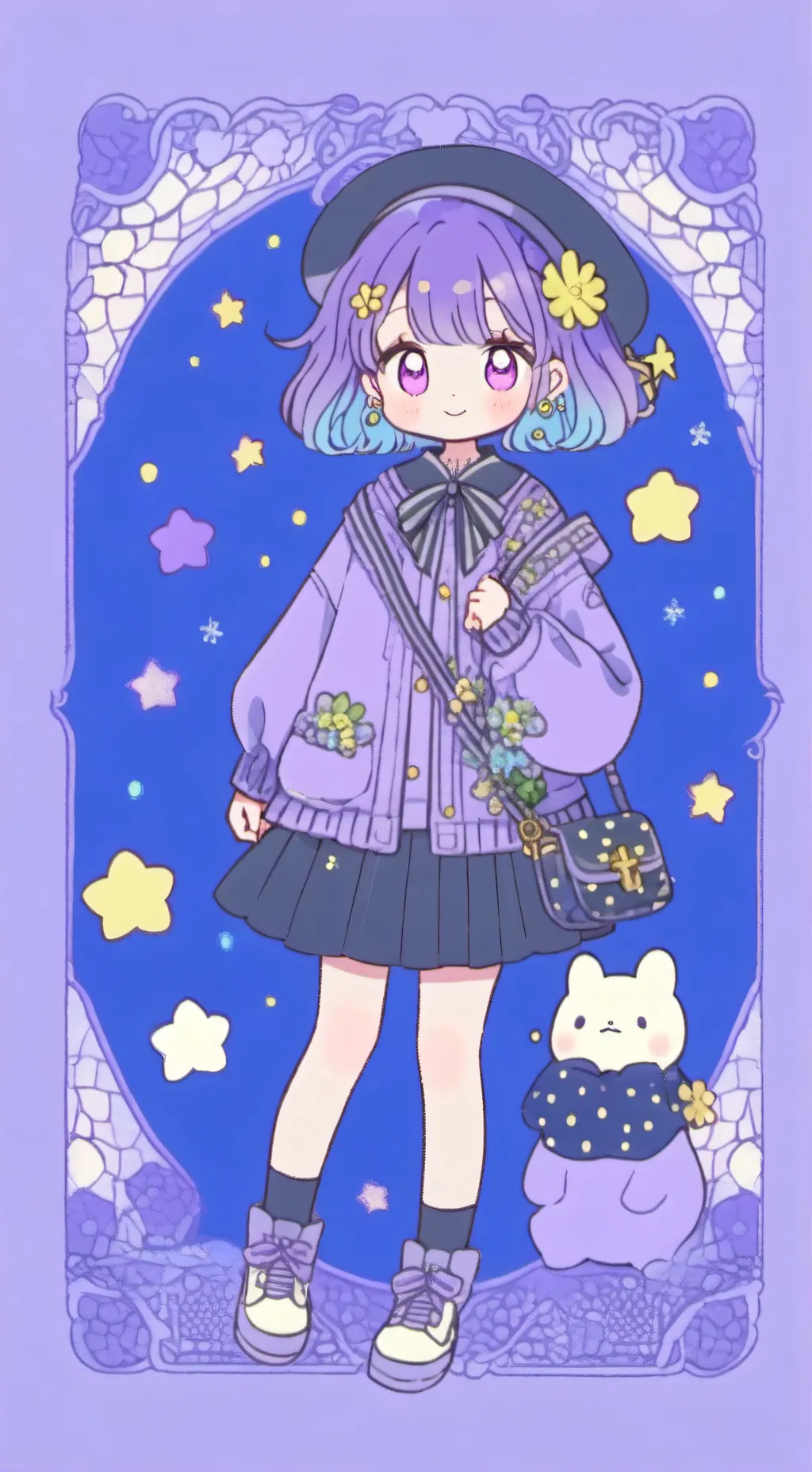 ai character: Hh Valentimes background