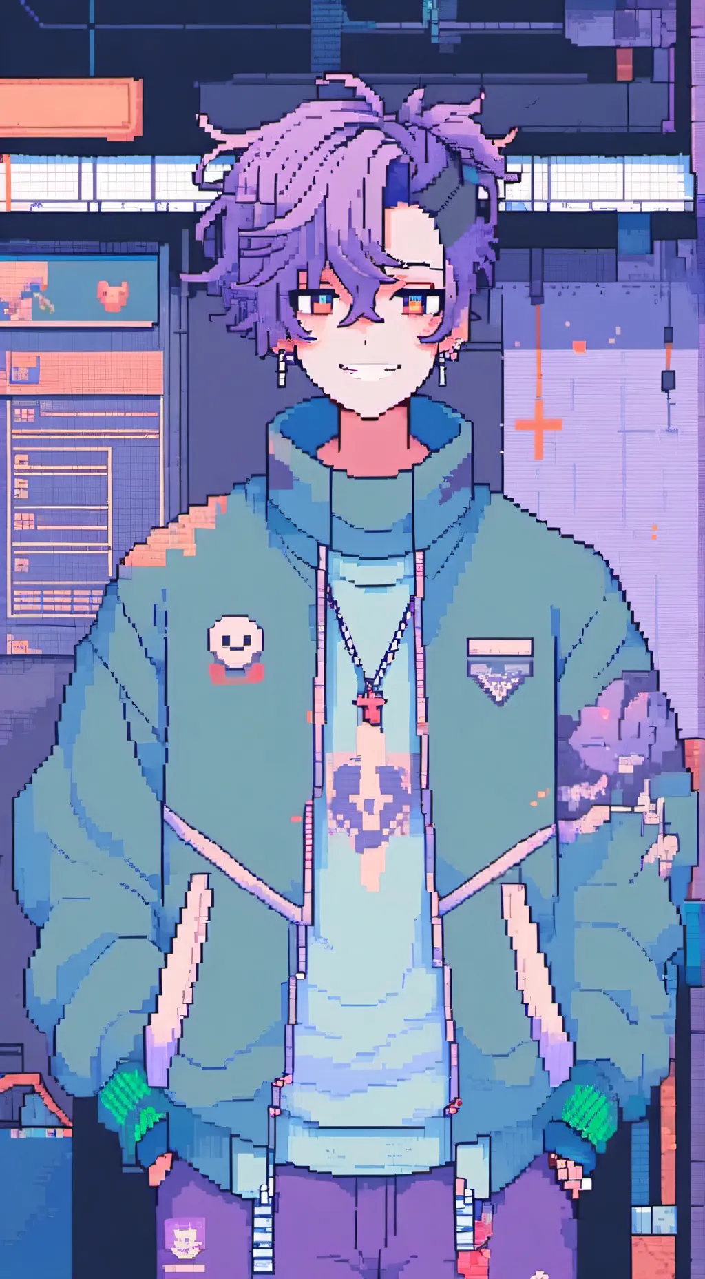 ai character: ITS MY BABY THANO- background