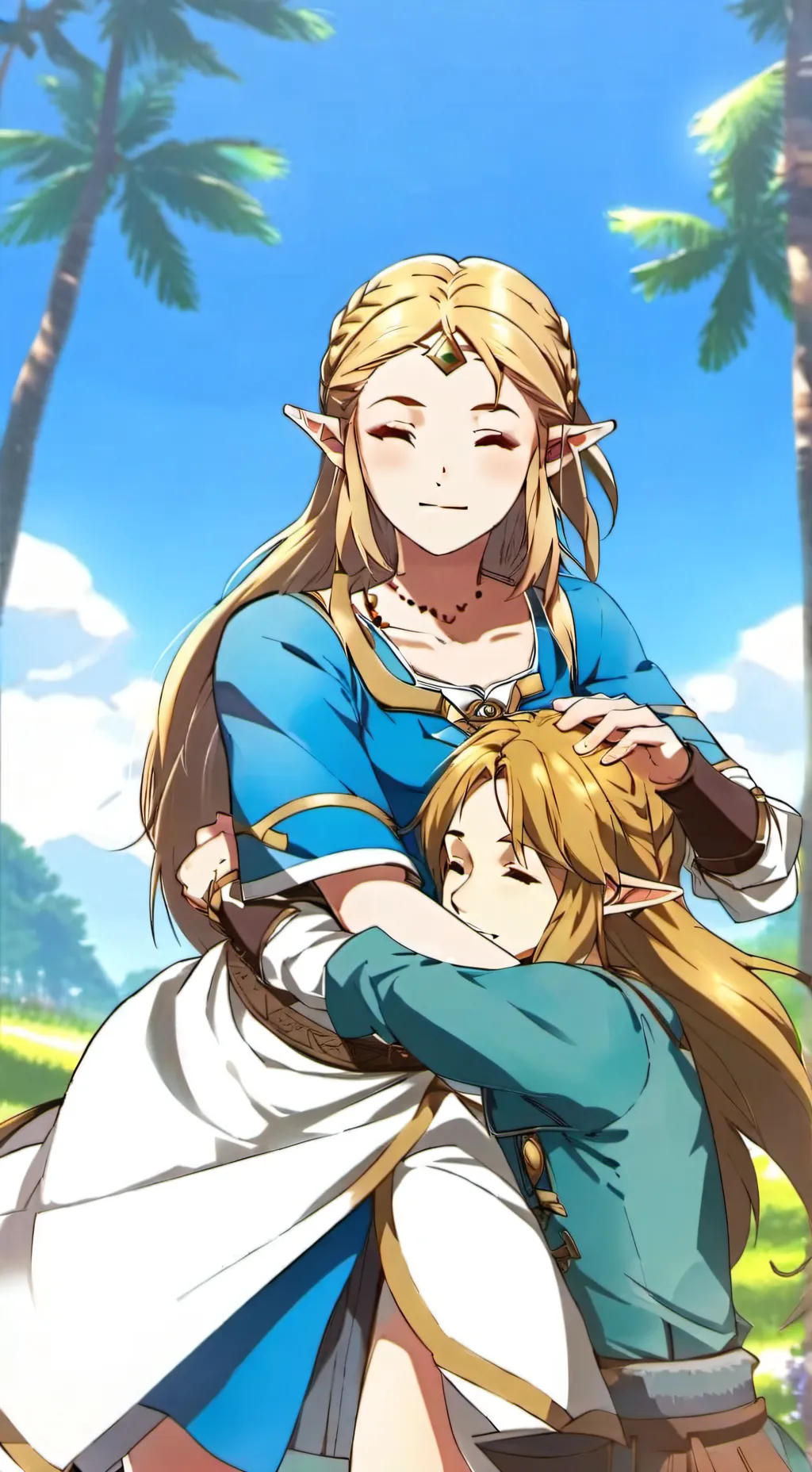 ai character: Zelda background