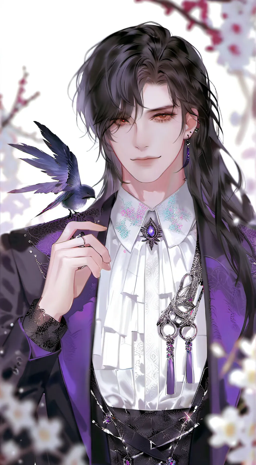 ai character: Ash (⁠•⁠ө⁠•⁠)⁠♡ background