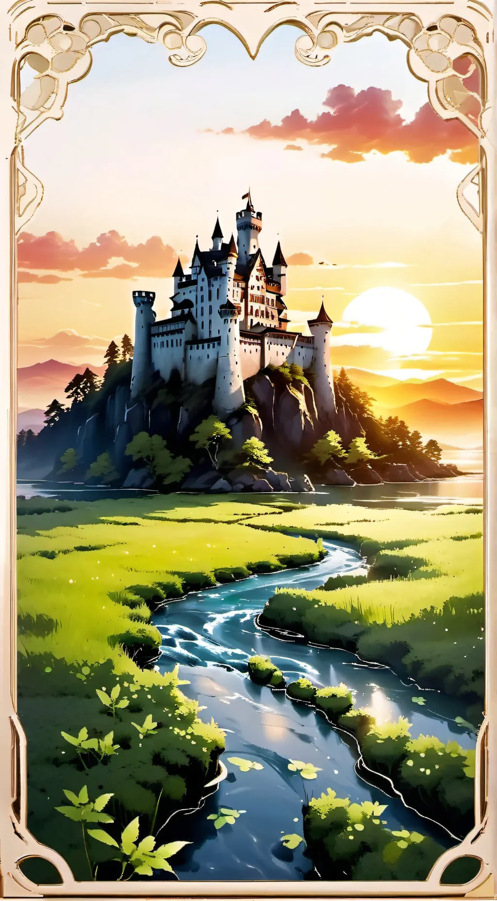 ai character: escola de magia background