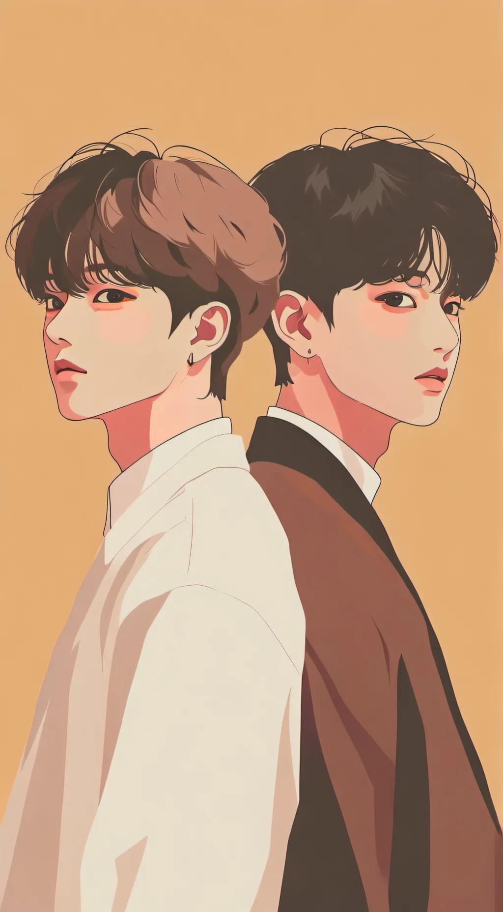 ai character: jimin y Jungkook  background