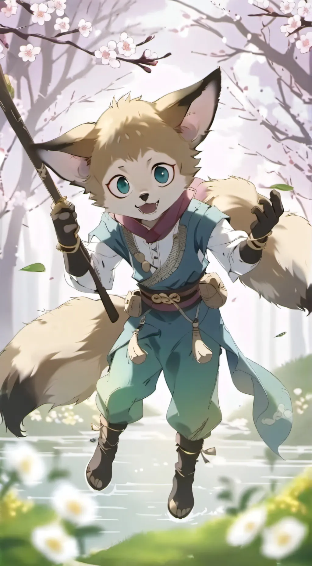 ai character: alpha🐺 background