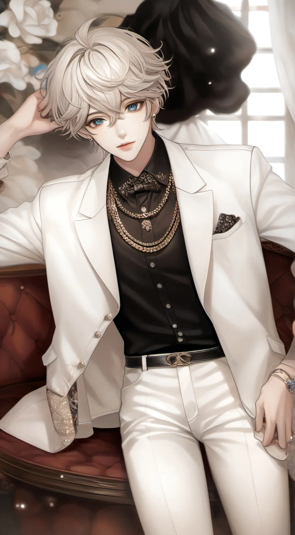 ai character: Hot sanemi background