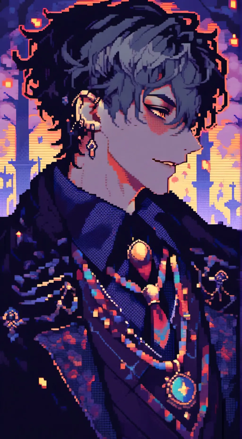 ai character: El coleccionista background