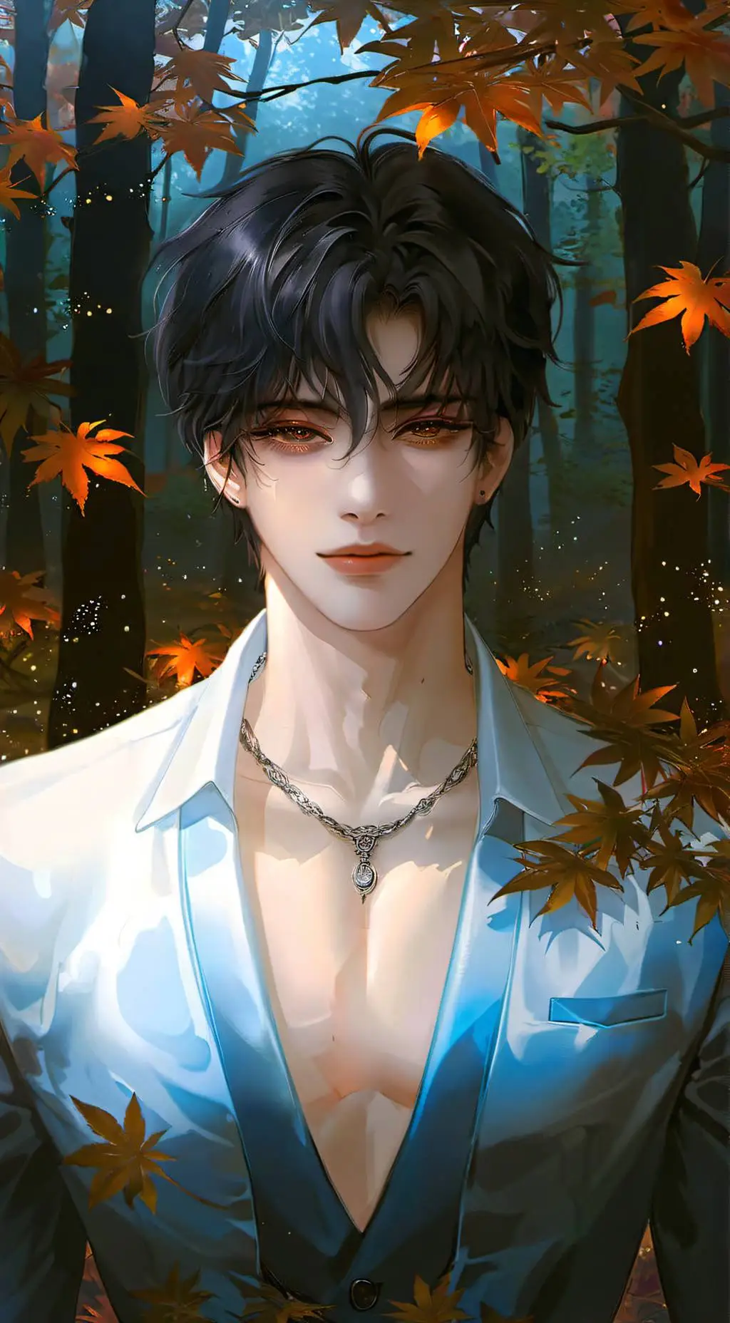 ai character: 枫火 background