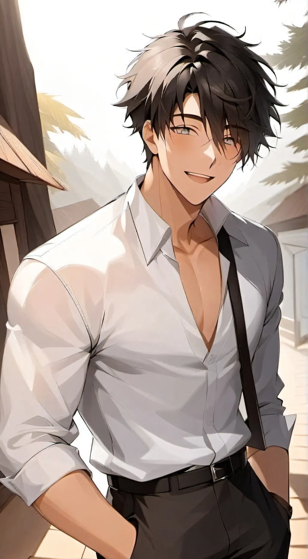 ai character: Mark.. background