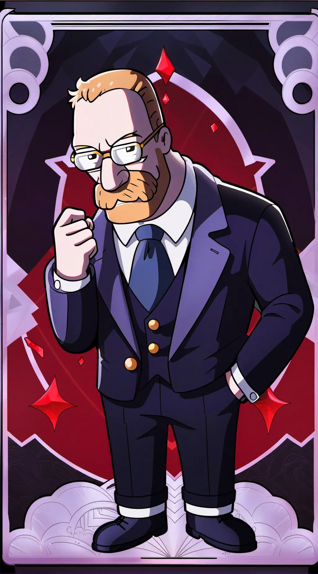 ai character: nose background