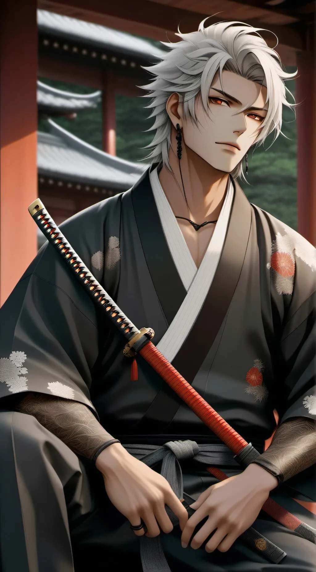 ai character: Damian  background