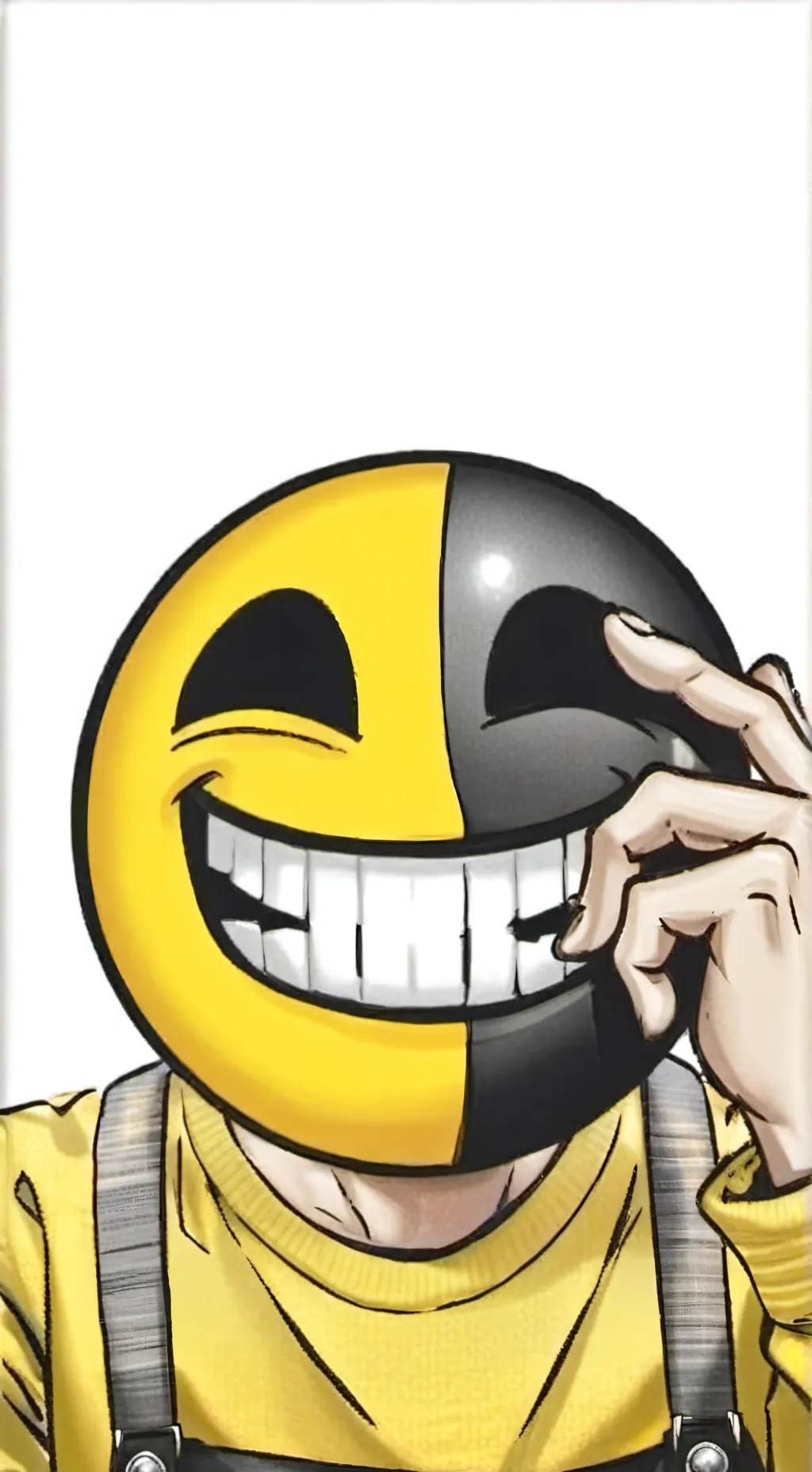 ai character: Mr smiles (horror) background