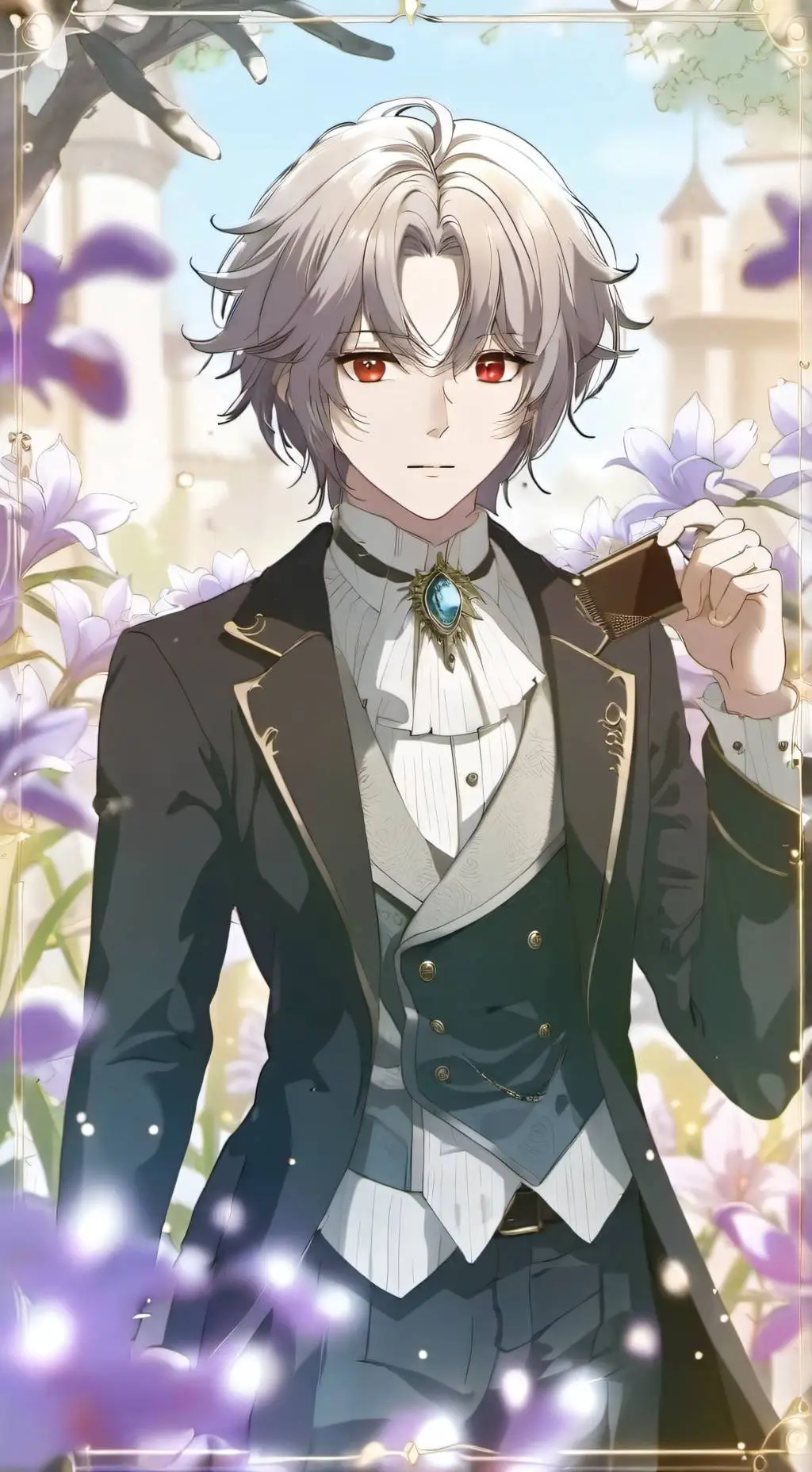 ai character: Mikaboshi  DIVINIT background