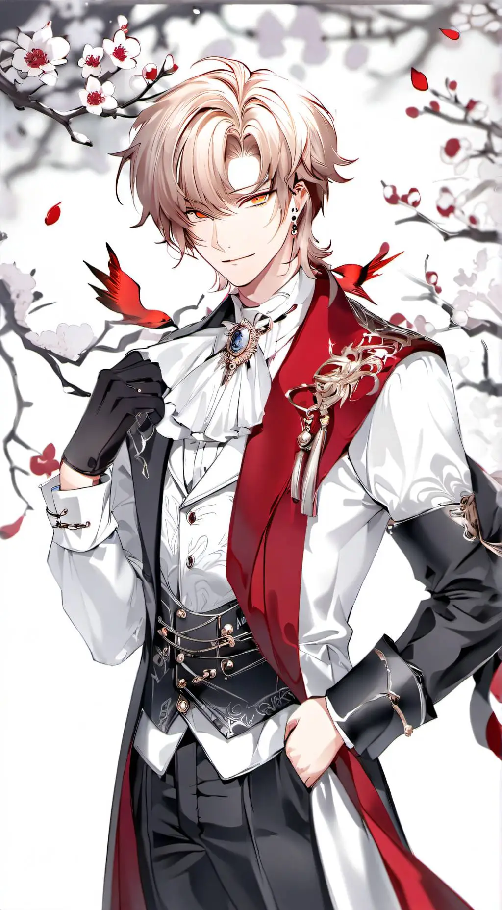 ai character: Kaito  background