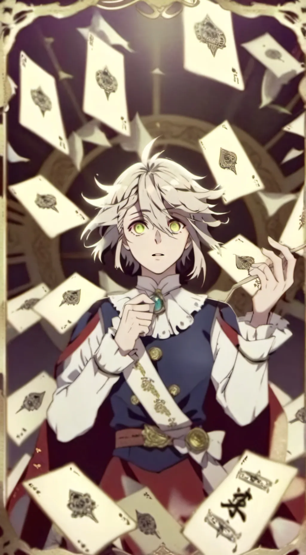 ai character: Douma x Akaza  background