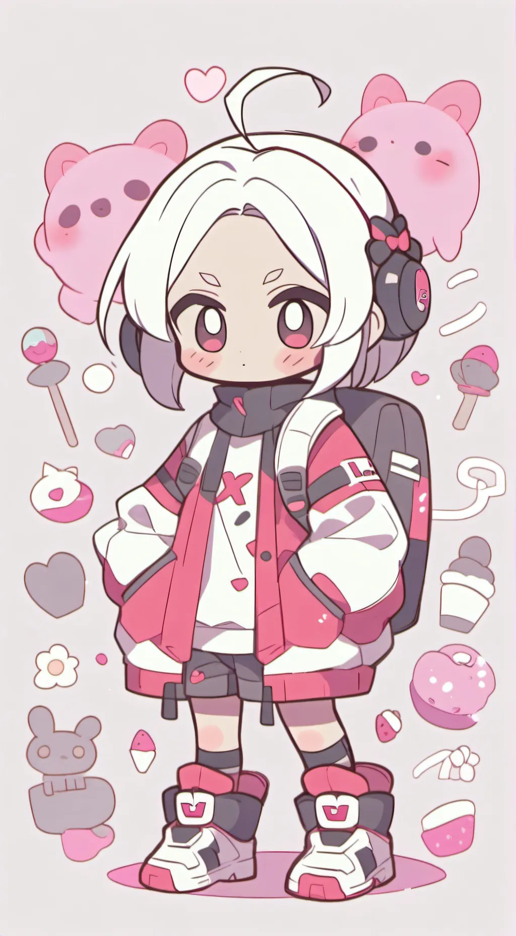 ai character: bakugo background