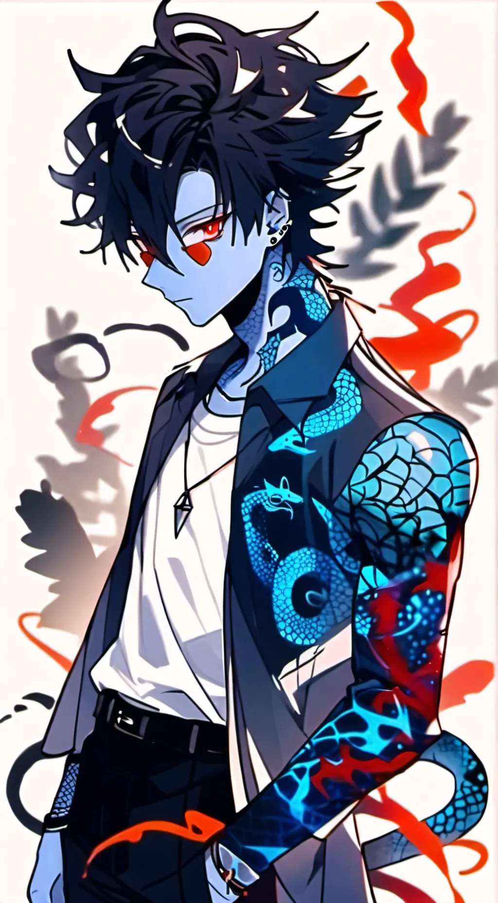 ai character: Vortex background