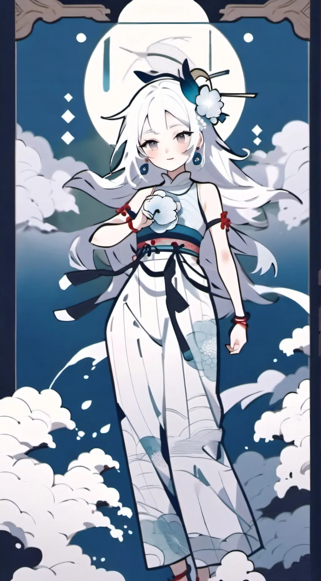 ai character: gojo mall background