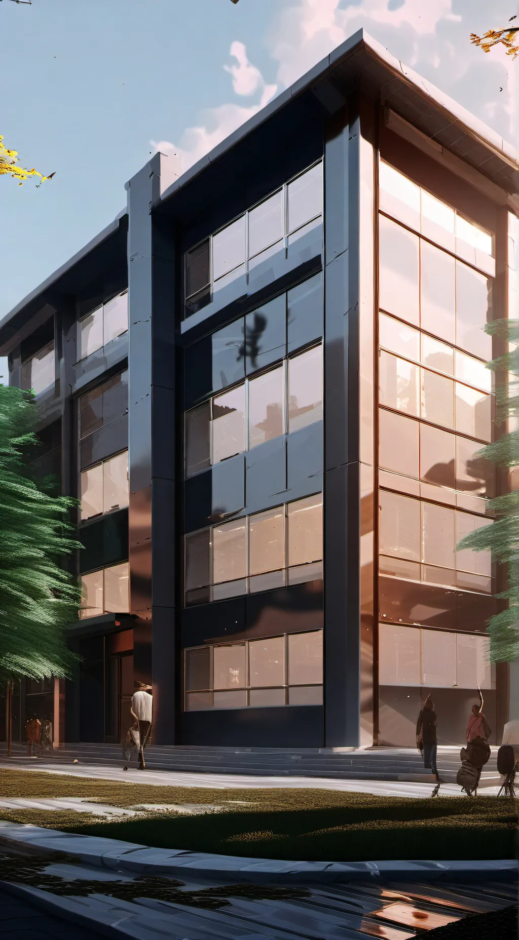 ai character: West End High background