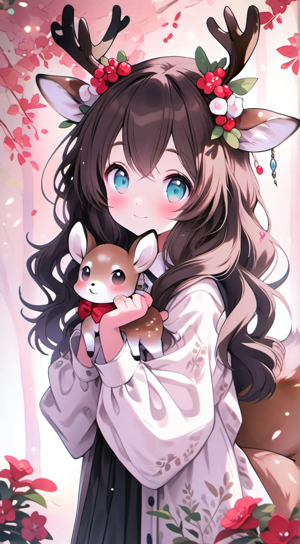 ai character: Dappled Fawn Furry background