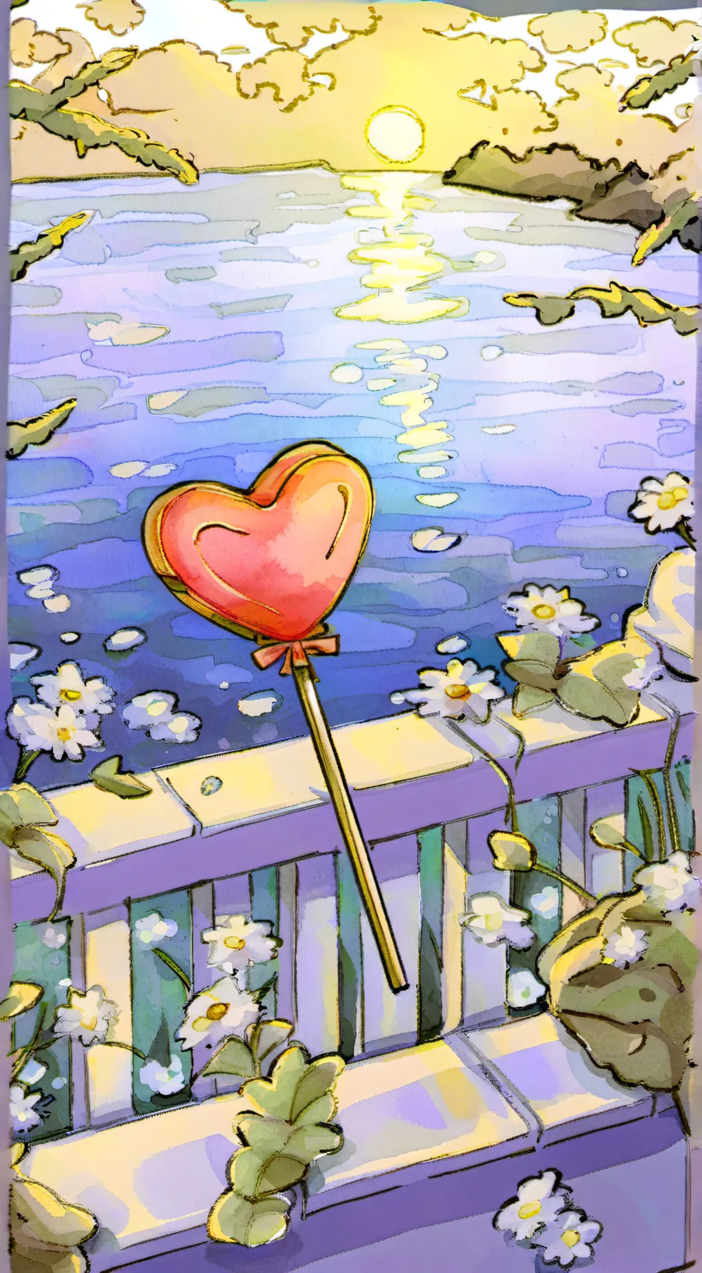 ai character: Valentine's Day CH background