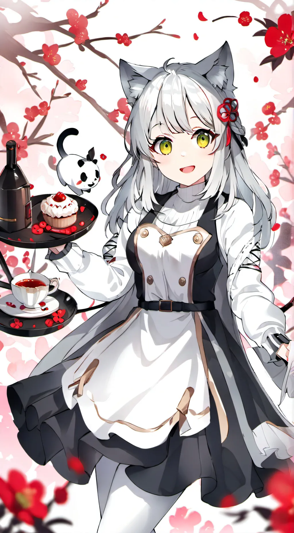 ai character: luna😺 background