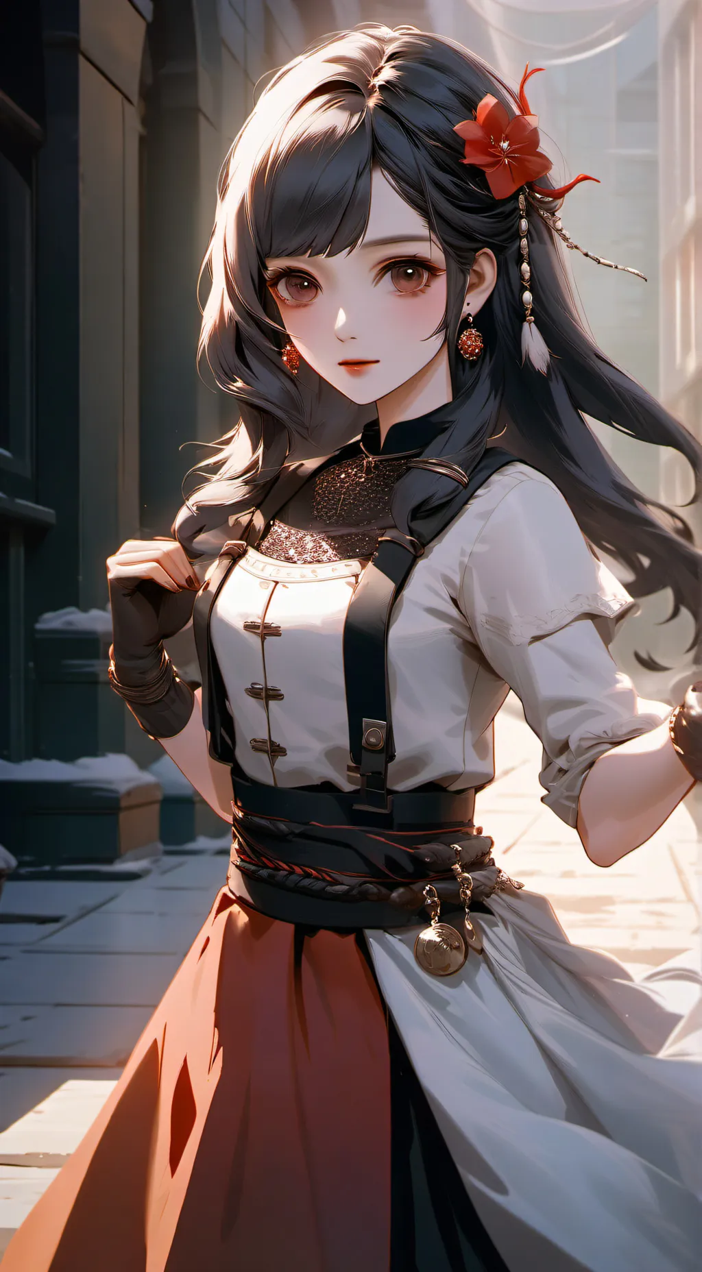 ai character: lily background