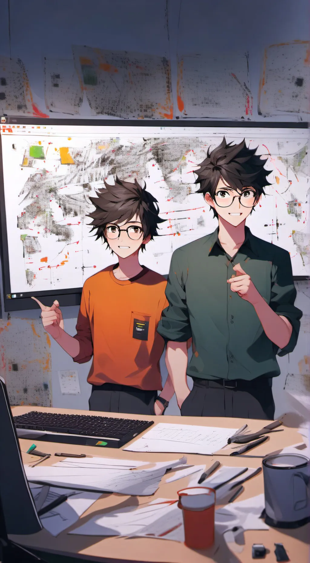 ai character: Ambitious Visionary background