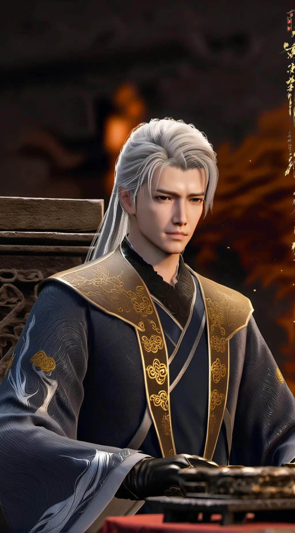 ai character: Akira Saito background