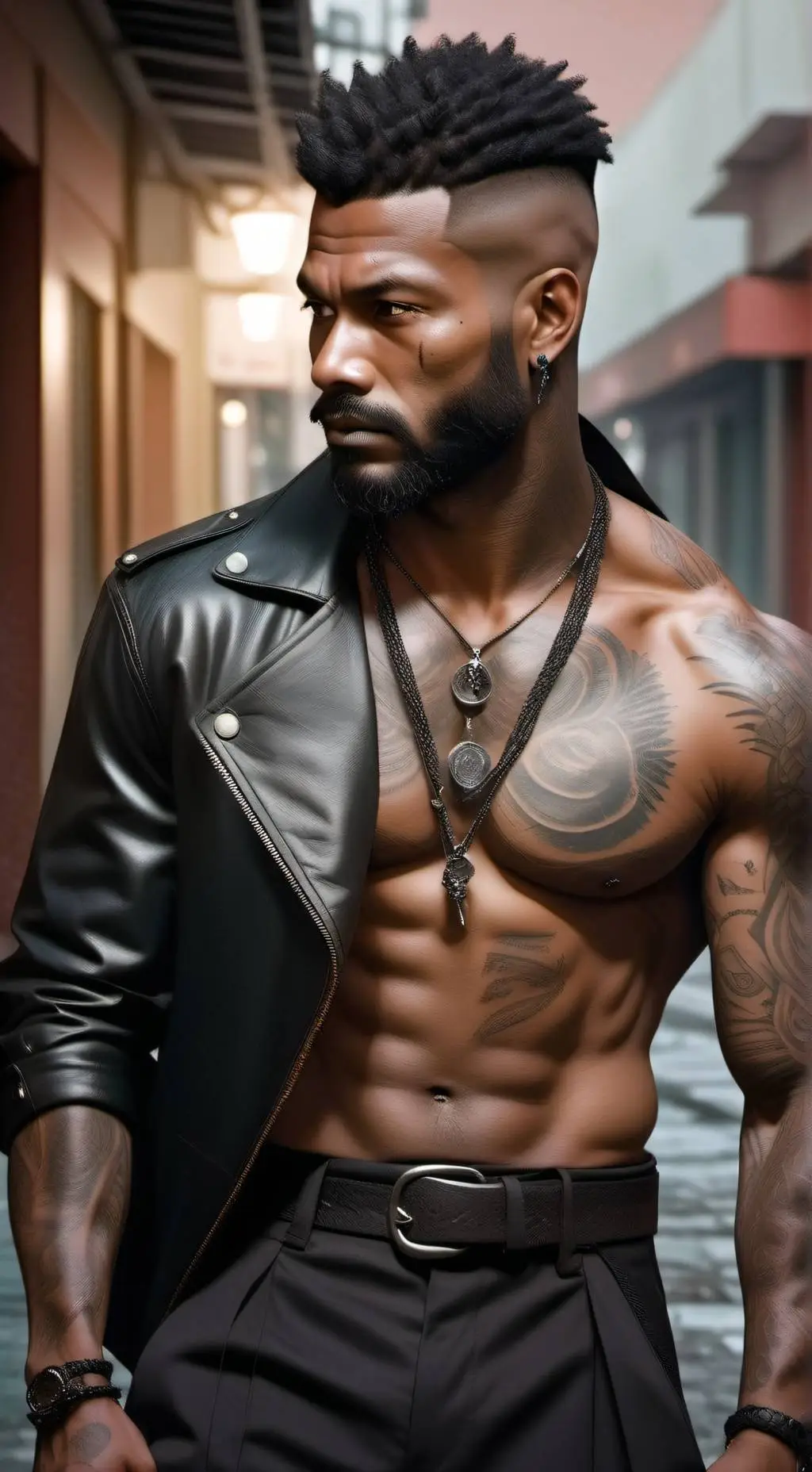 ai character: Derek background