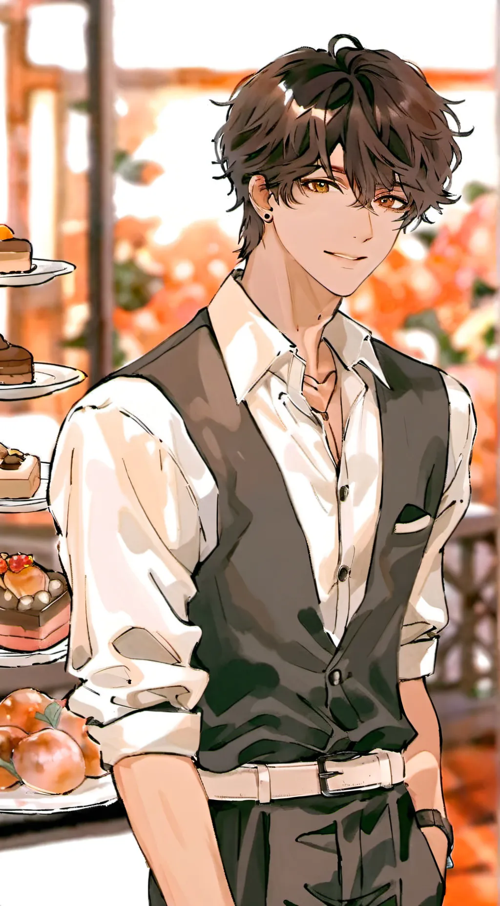 ai character: ~*+ Copper +*~ background