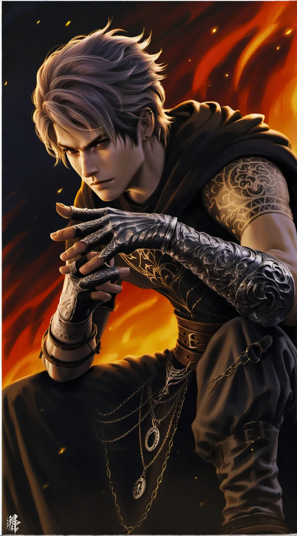 ai character: mha rumah hantu  background