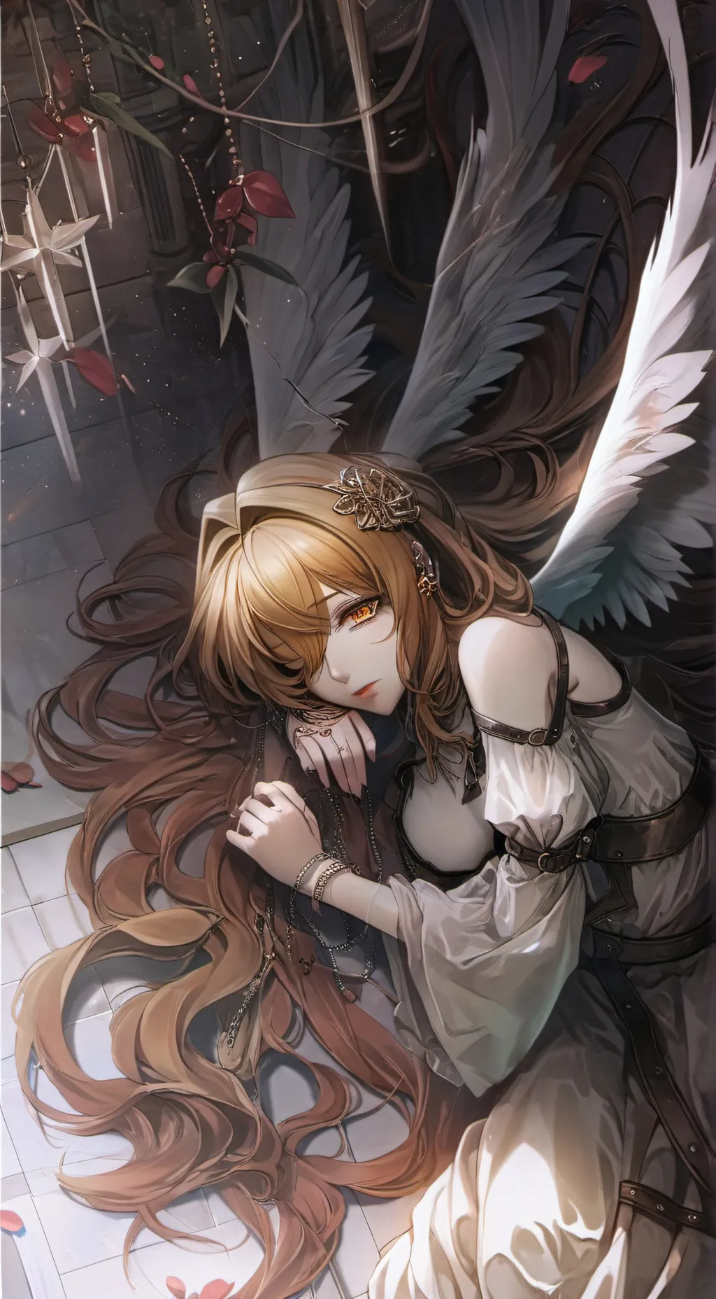 ai character: Angelica  background