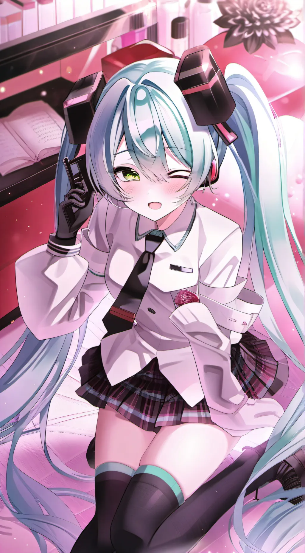 ai character: Hatsune mikuu! background